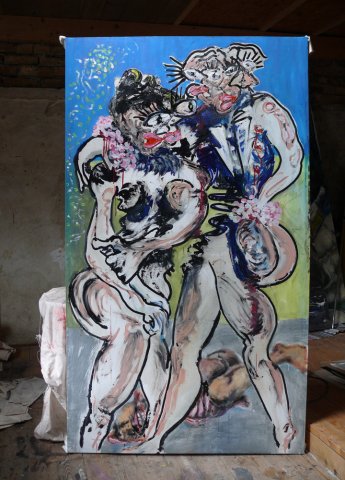 2007 martin franke, when those we trust lie to us, 180 x 104 cm, 2013